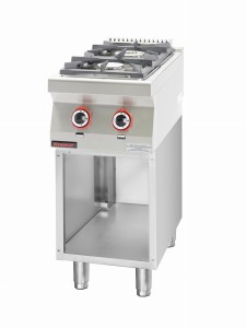 Kuchnia gazowa 2 - palnikowa na podstawie szafkowej otwartej