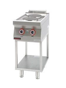 Kuchnia elektryczna 2 płyty okrągłe 2x2,6kW na podstawie szkieletowej