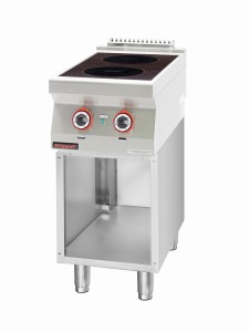 Kuchnia indukcyjna 2x3,5kW na podstawie szafkowej otwartej