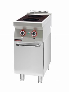 Kuchnia indukcyjna 2x3,5kW na podstawie szafkowej zamkniętej