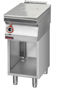 Solid Top gazowy żeliwny 400 mm na podstawie szafkowej otwartej