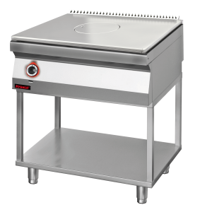 Solid Top gazowy chromowany 800 mm na podstawie szkieletowej