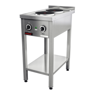 Kuchnia elektryczna na podstawie otwartej 2-płytowa 2x2,6kW