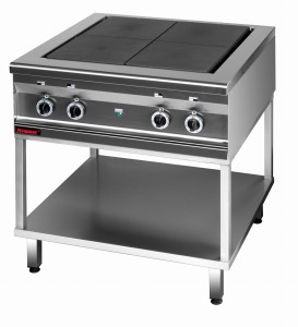 Kuchnia elektryczna (top) 800mm 4x4,0 kW na podstawie szkieletowej