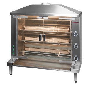 Rożen gazowy obrotowy 24 kurczaki, 16,2kW