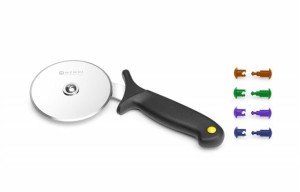 Radełko do pizzy czarne, HENDI, czarny, (L)230mm