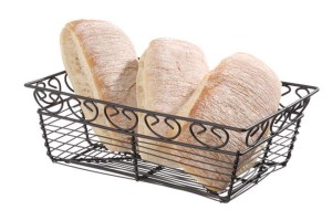 Koszyk Deco prostokątny czarny 230x150x80 mm Wariant podstawowy