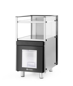 Lodówka na mleko z podgrzewaczem do filiżanek, HENDI, 3,5L, 220-240V/168W, 313x442x(H)613mm Wariant podstawowy