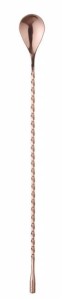 Łyżka barmańska, Bar up, miedziany, 385x35x(H)mm Wariant podstawowy
