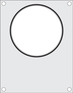 Matryca do zgrzewarki Hendi  na duży pojemnik do zupy fi 165 mm Wariant podstawowy