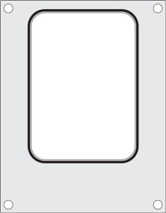 Matryca do zgrzewarki Hendi na tacke 187x137 mm bez podziału Wariant podstawowy