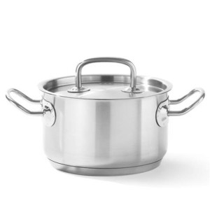 Garnek średni Kitchen Line z pokrywką 1,7 l; śr. 160 x 95 h