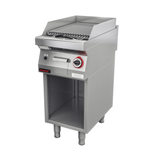 Lawa grill 400 mm 7kW na podstawie szafkowej otwartej