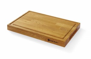 Deska dębowa do serwowania, HENDI, 420x280x(H)40mm Wariant podstawowy