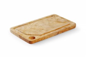 Deska do serwowania z drewna oliwnego, HENDI, 335x205x(H)25mm Wariant podstawowy