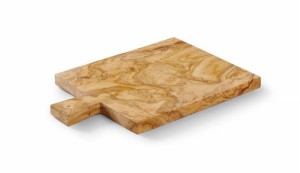 Deska do serwowania z drewna oliwnego, HENDI, 340x230x(H)22mm Wariant podstawowy