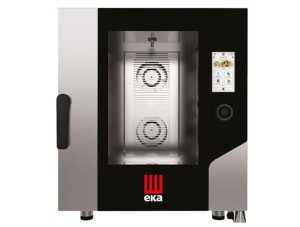 Piec konwekcyjno-parowy bojlerowy Millenial Touch Screen Gastro 7x GN 1/1, elektryczny, z automatycznym systemem myjącym, Tecnoeka, 400V/15000W, 730x784x(H)850mm Wariant podstawowy