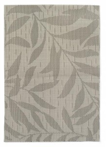 Podkładka na stół, liście – zestaw, HENDI, szary, 6 szt., 450x300mm Wariant podstawowy