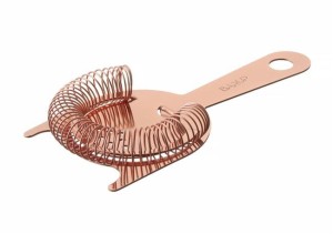 Sitko barmańskie Hawthorne, Bar up, miedziany, 160x75x(H)15mm Wariant podstawowy