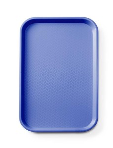 Taca fast food z polipropylenu GN 1/1, AmerBox, GN 1/1, niebieski, 530x325x(H)20mm Wariant podstawowy