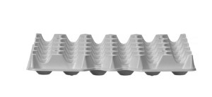 Zestaw 4 tacek na jajka HENDI OVOBOX 120, HENDI, 291x288x(H)41mm Wariant podstawowy