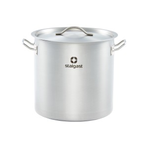 Garnek wysoki d 320 mm 25,7 l z pokrywką