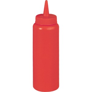 Dyspenser do sosów czerwony 0,7 l
